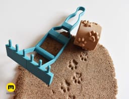Multi-Tool Handle for Sand Play 3d model