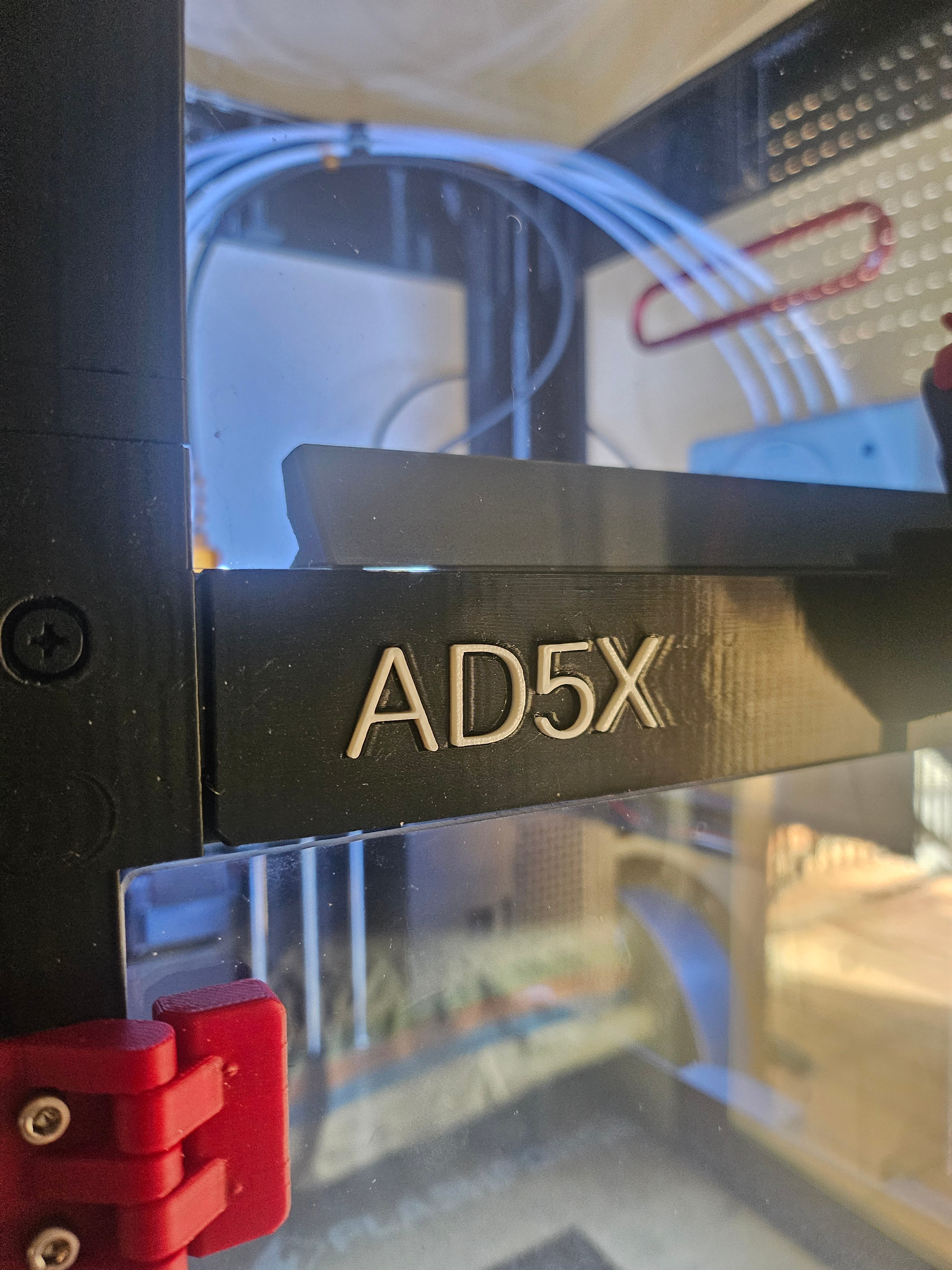 Letters AD5X for original Flashforge printer cover 3d model