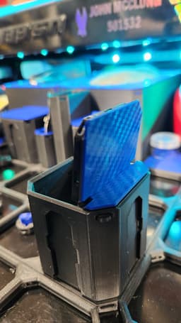 1x1 Hinged Snap Lids For Multibin.3mf 3d model