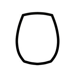 Stemless Wine Glass Cookie Cutter STL File - 4 inches 3d model