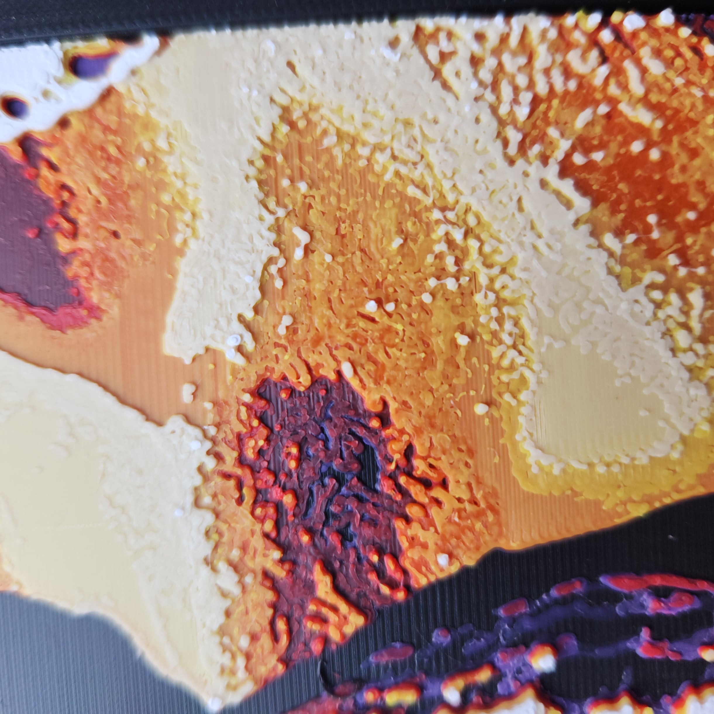 3D Printed Painting - Shells 3d model