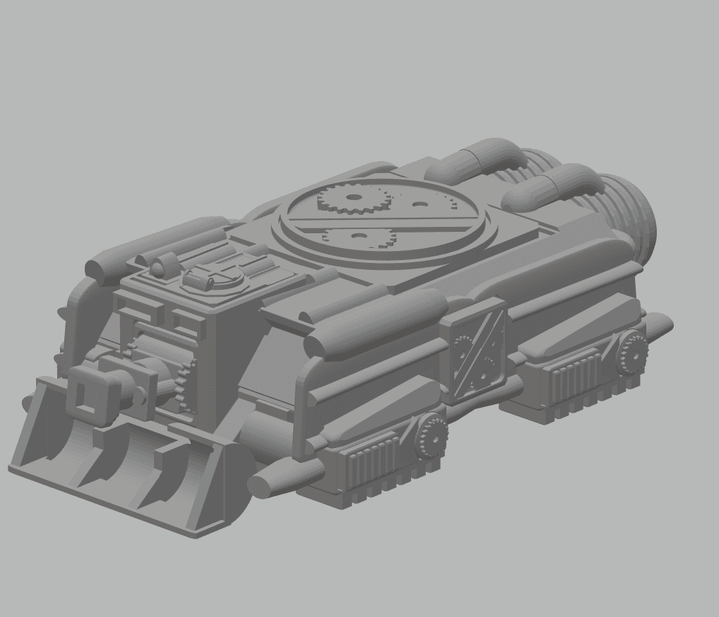 Voidfang Voidsteaker Destroyer Hover Tank 3d model