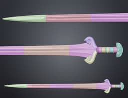 Eowyn Sword - Lord of the Rings 3d model