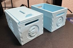 Euro Coin Bank Crate 3d model