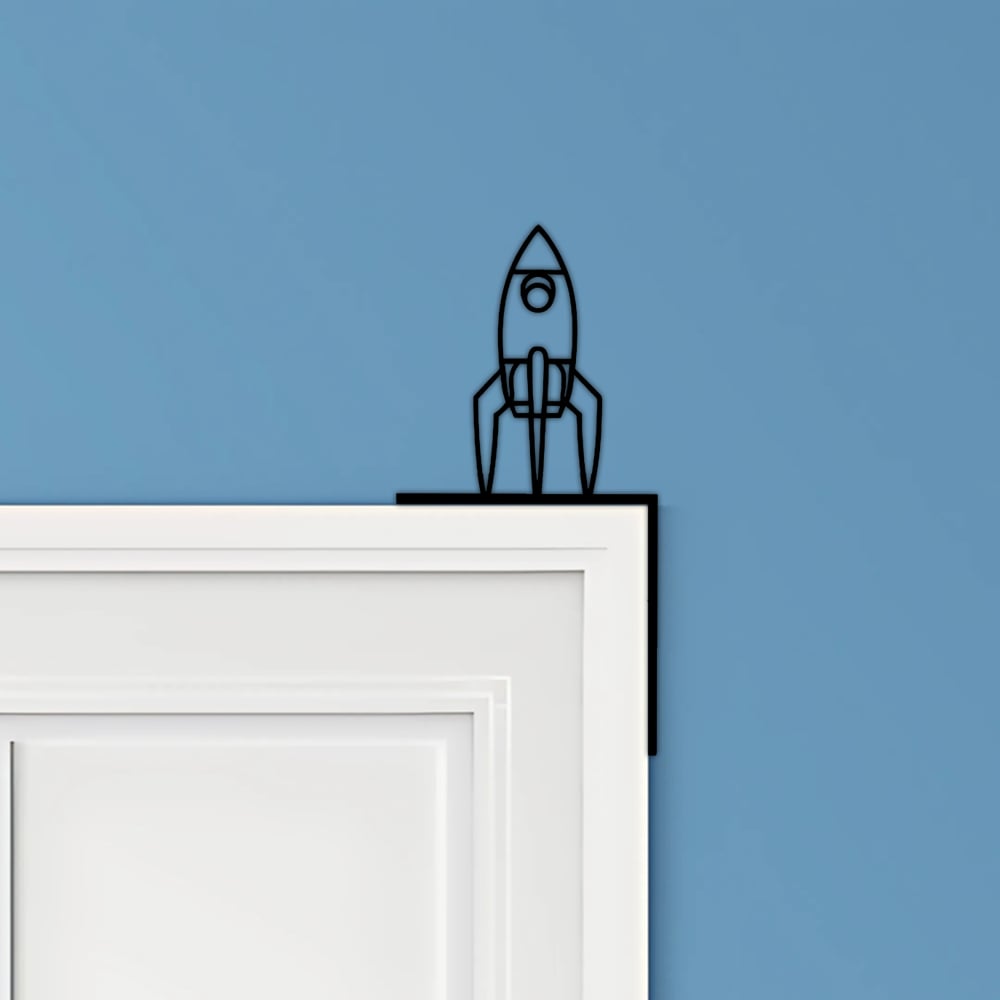 Rocket Door Corner Decor 3d model