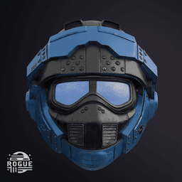Benjamin Carmine Helmet 3d model