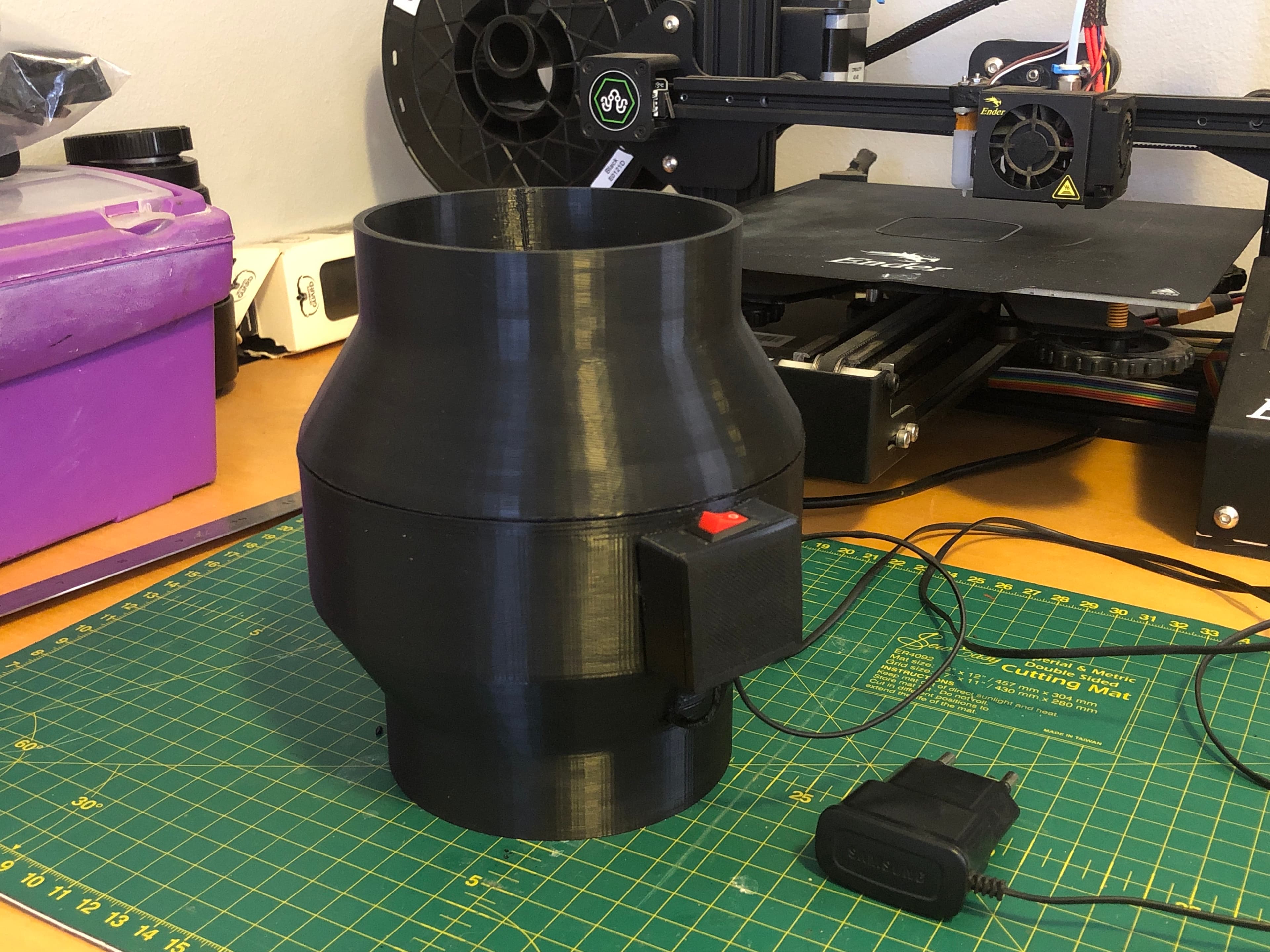 USB Extractor fan 3d model