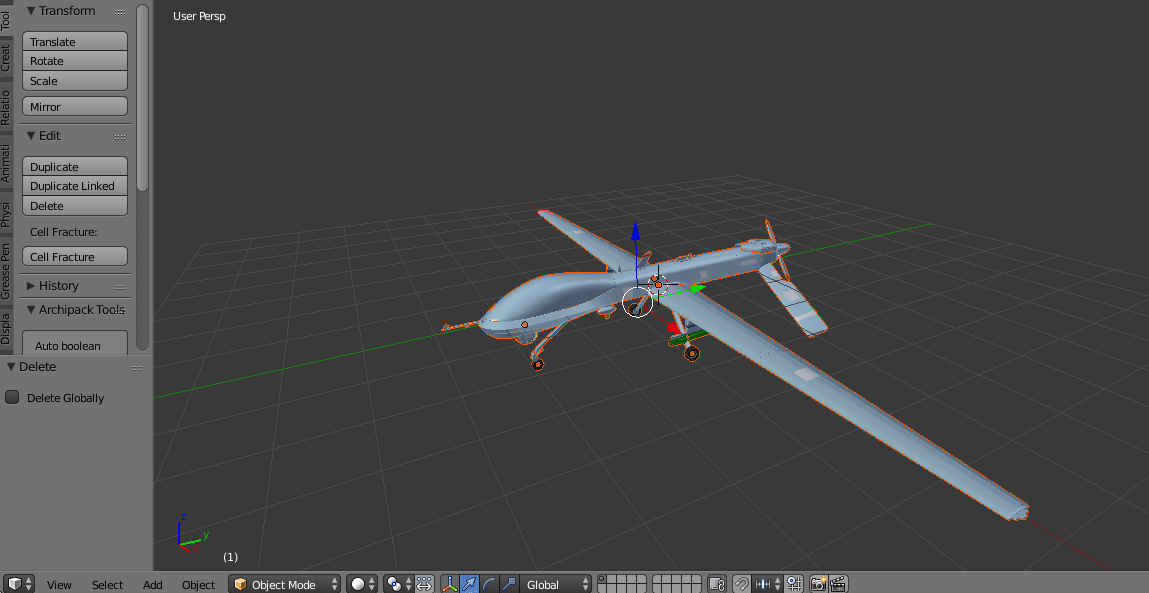 Drone_Reaper.stl 3d model