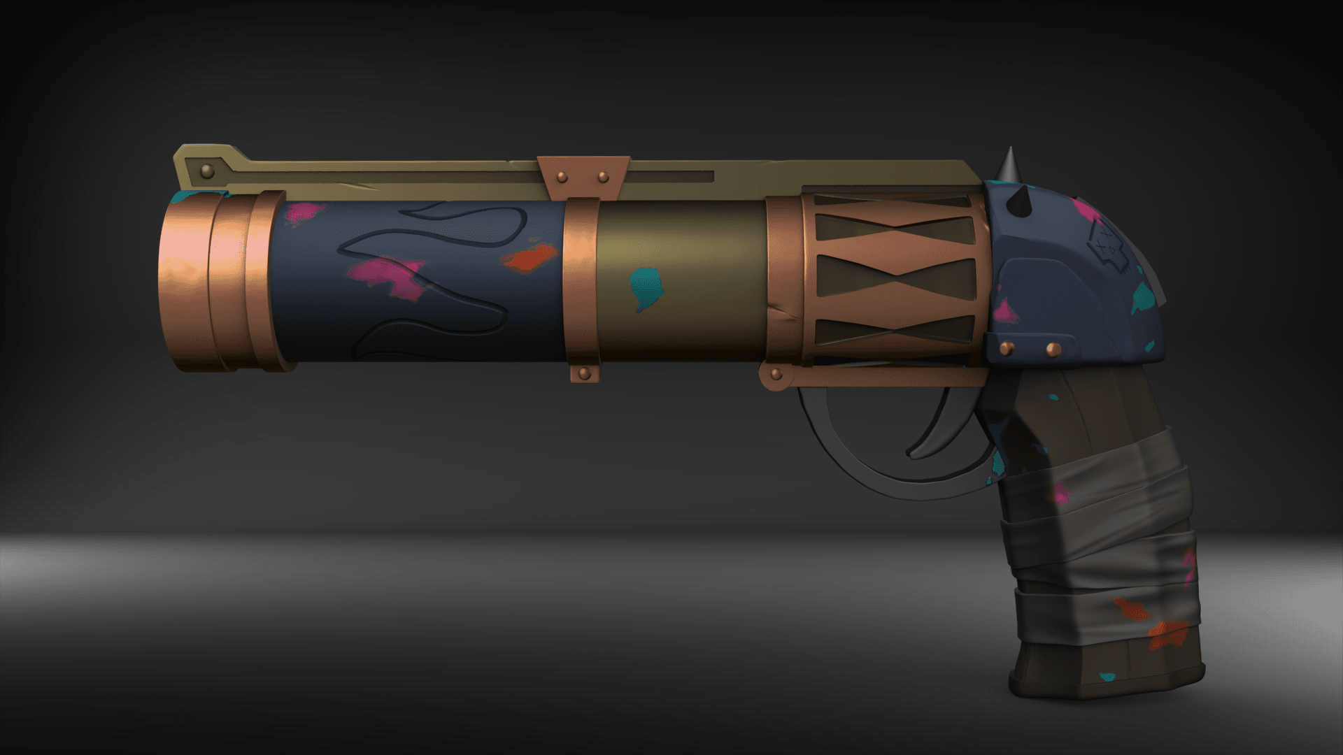 Jinx's Pistol (Arcane) 3d model