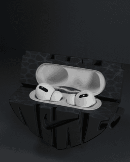 #4 Nike Airpods pro 1/2 case 3d model