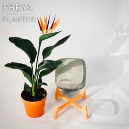 FREYA | Standing Planter Pot 3d model