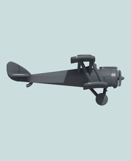 1:144 Airco D.H.5 3d model