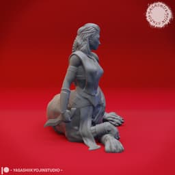 Lamia - Tabletop Miniature (Pre-Supported) 3d model