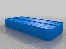 Fillet gauge organizer 3d model