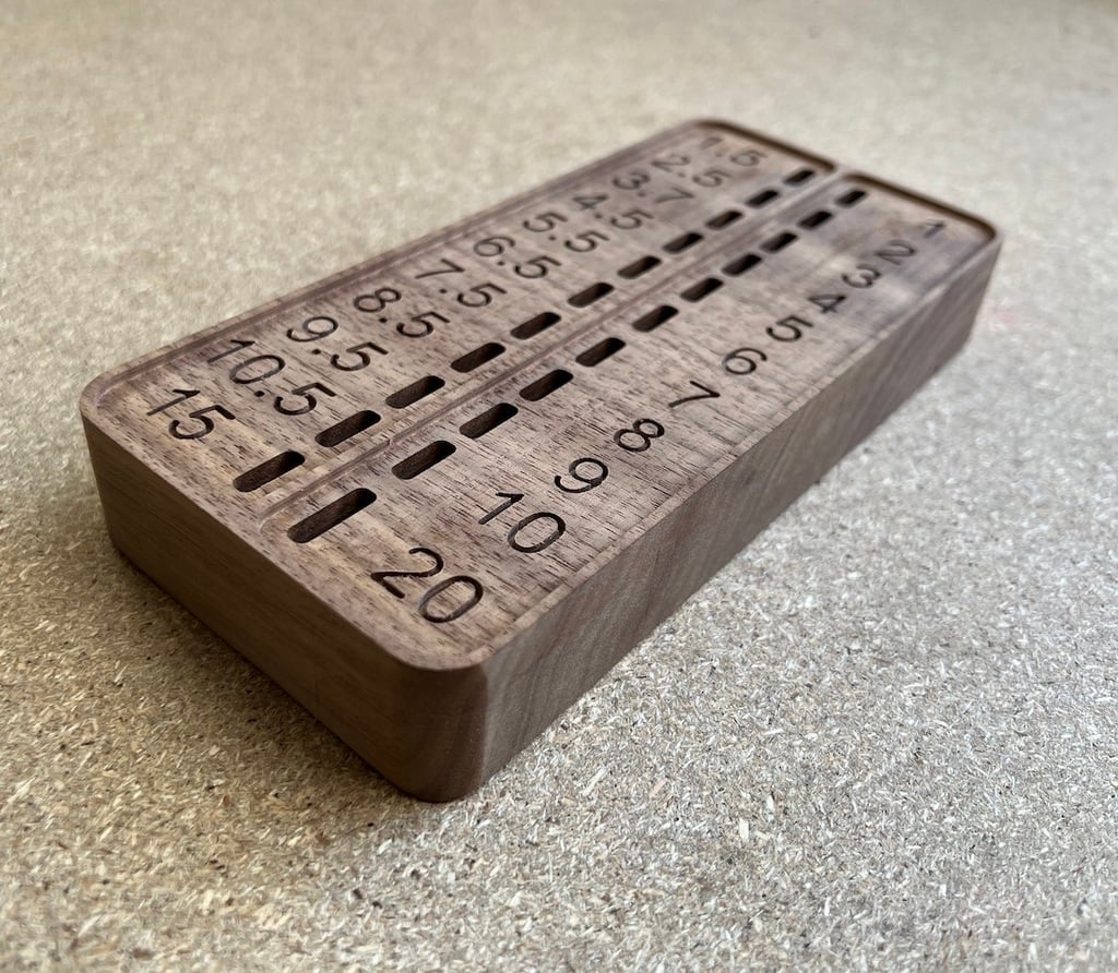 Fillet gauge organizer 3d model