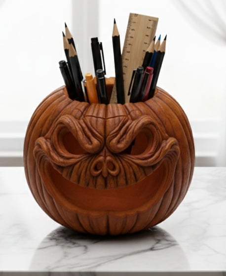 Scary Face Pumpkin 3d model