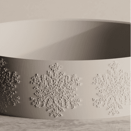 Christmas bowl 3d model