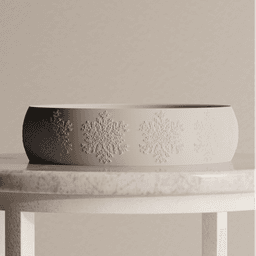 Christmas bowl 3d model