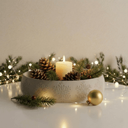 Christmas bowl 3d model
