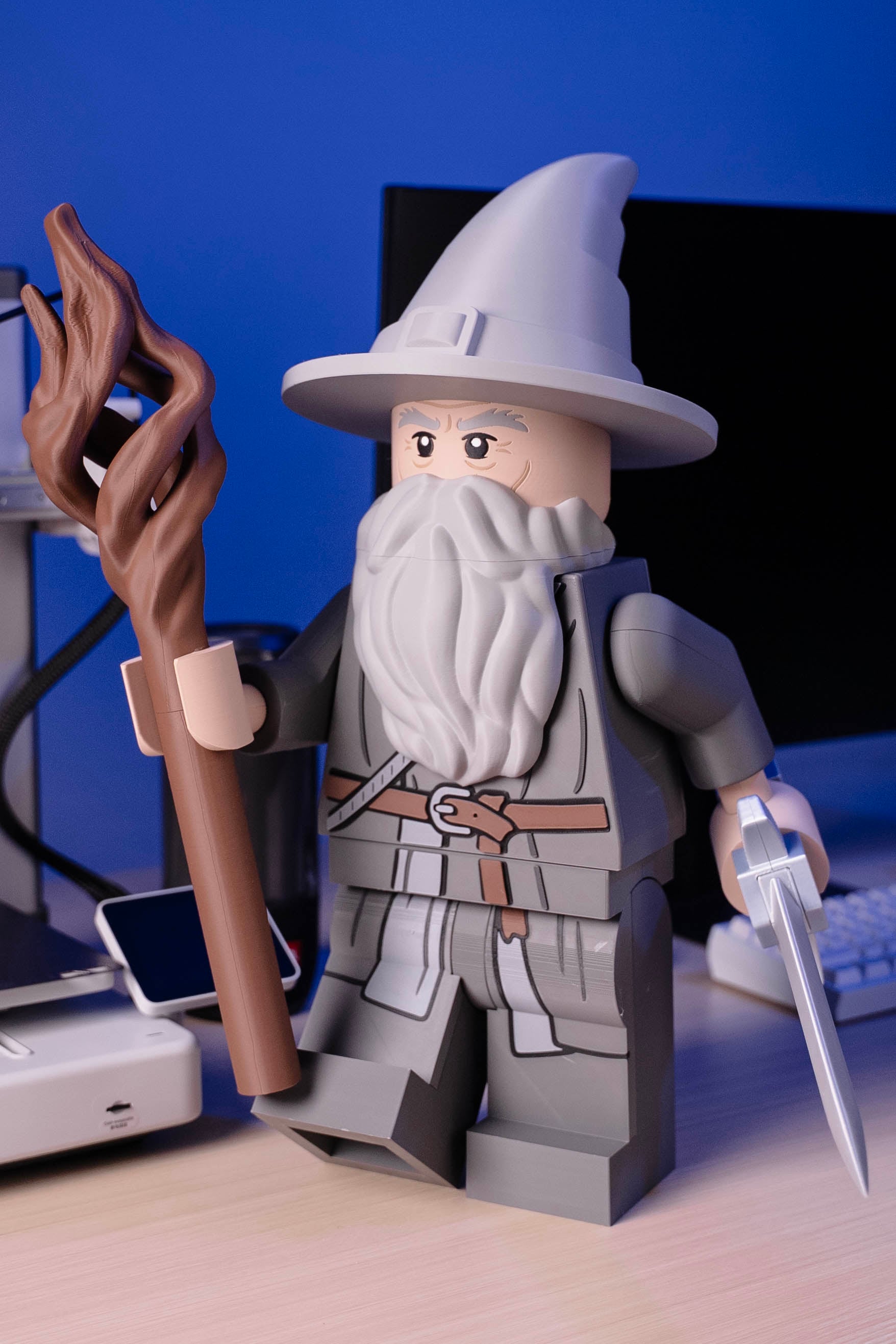 Gandalf Modular Figure 3d model