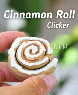 Cinnamon Roll clicker 3d model