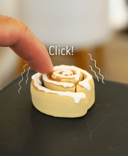 Cinnamon Roll clicker 3d model