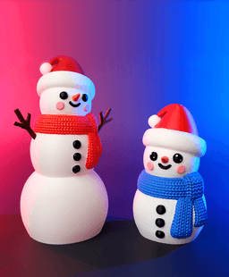 SNOWGGLES: Festive Snowman! 3d model