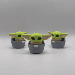Grogu Clicker 3d model