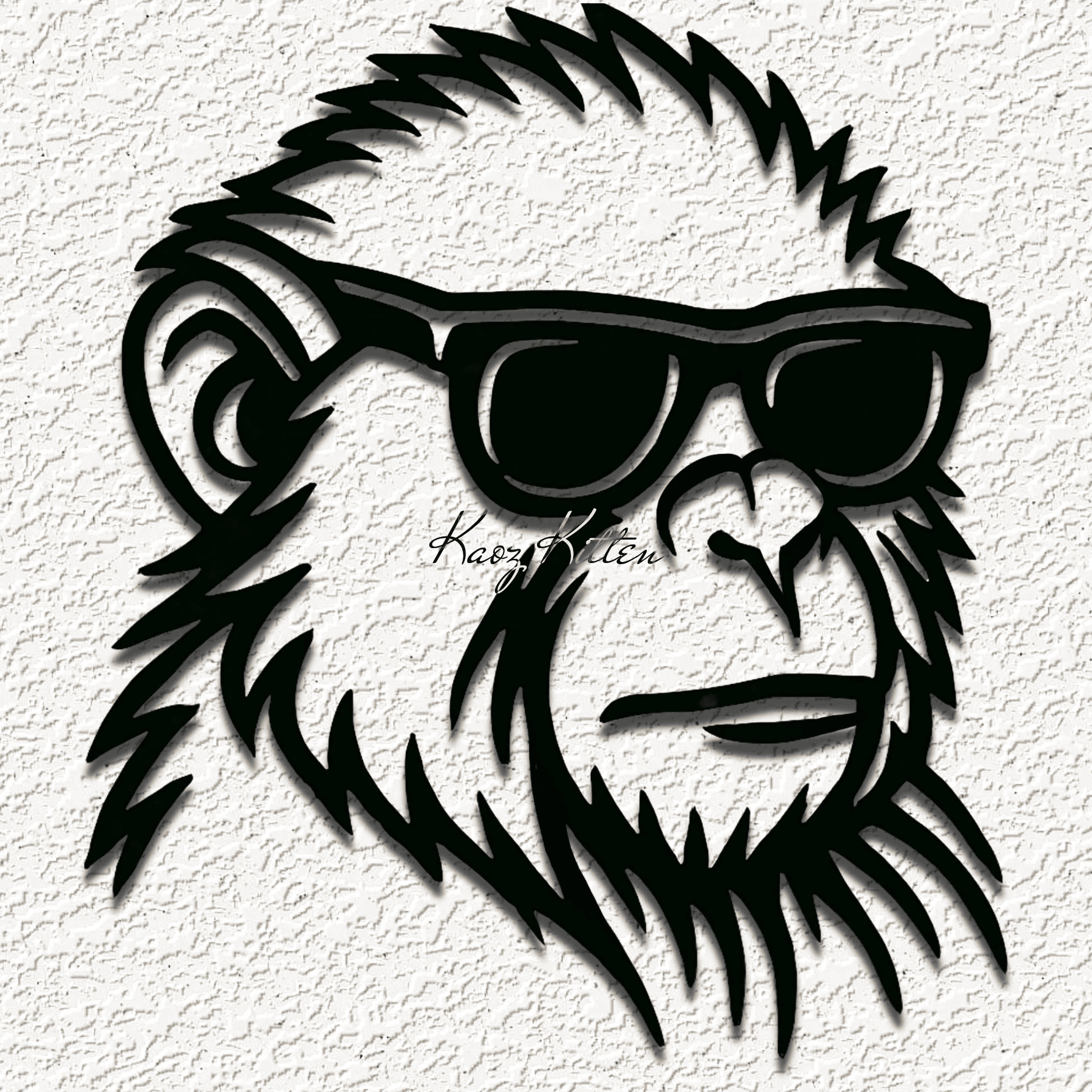 makak monkey wall art home decor 3d model