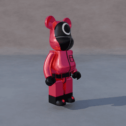 Squid Game Bearbrick 3d model