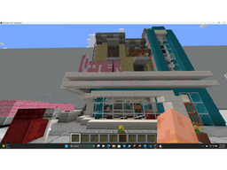 Minecraft Diner 3d model