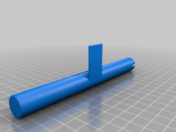 Scroll-end poster hangers - command strip mount 3d model