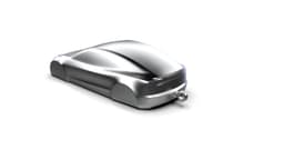Tesla Model 3 Speedform Automotive Sculpture Keychain 3D print file 3d model