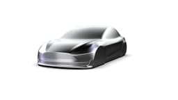 Tesla Model 3 Speedform Automotive Sculpture Keychain 3D print file 3d model