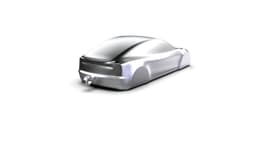 Tesla Model 3 Speedform Automotive Sculpture Keychain 3D print file 3d model