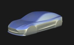 Tesla Model 3 Speedform Automotive Sculpture Keychain 3D print file 3d model