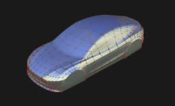 Tesla Model 3 Speedform Automotive Sculpture Keychain 3D print file 3d model