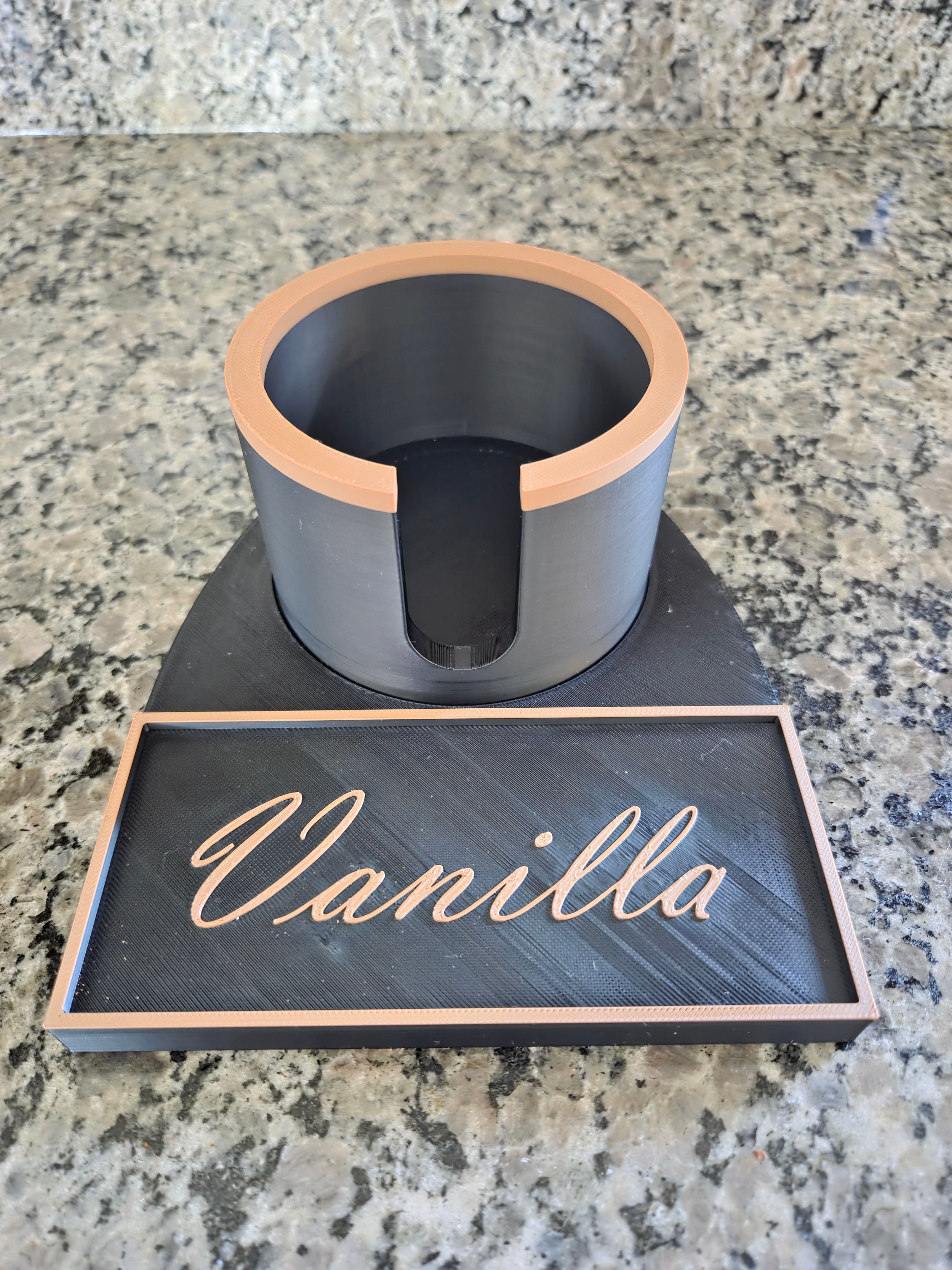 Coffee Flavor Bottle Holder 3d model