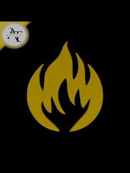 Simple Flame Symbol - 2D Art 3d model