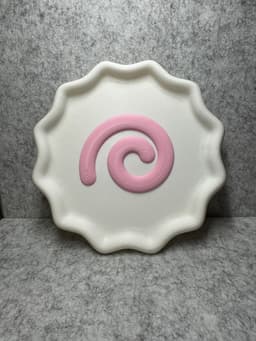 Fishcake Trinket Tray Dish 3d model