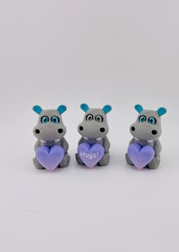 Luvables Hippo 3d model
