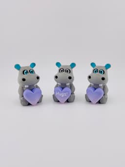Luvables Hippo 3d model