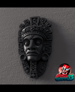 Aztec Wall Mask –Wall Decoration 3d model