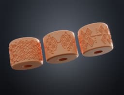 Texture Rollers Aztec middle Vol.2 (4-6) 3d model