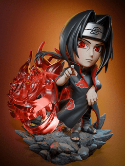 Itachi Chibi - Premium Collectible STL 3d model