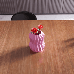 Origami Low-Poly Decorative Vase 3d model