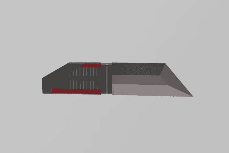 Mandalorian Mini knife from The BoBF 3d model