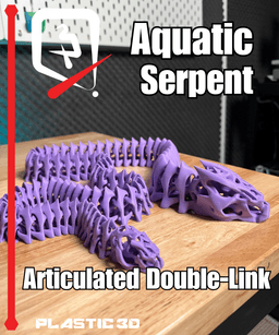 Plastic3D Aquatic Serpent 3d model