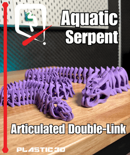 Plastic3D Aquatic Serpent 3d model