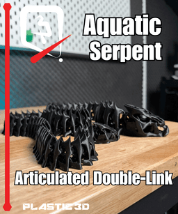 Plastic3D Aquatic Serpent 3d model